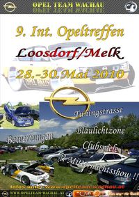 9.internationales Opeltreffen Opel Team Wachau@Sportplatz Loosdorf