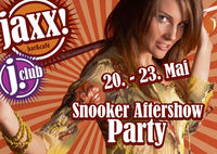 Snooker Austrian Open Aftershow Party meets jaxx! on the beach – Der Countdown 