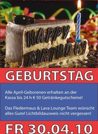 Geburtstag@Fledermaus Graz