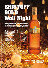 Eristoff Gold Wolf Night@Club Heinrichs Tanzbar