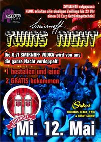 Smirnoff Twins Night!@Club Estate