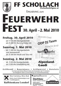 Feuerwehrfest FF-Schollach@Feuerwehrhaus