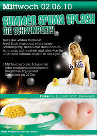 Summer Spuma Splash Die Schaumparty