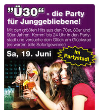 Ü30 - die Party für Junggebliebene@Apriccot