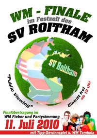 Wm Finale/ Public Viewing@SV Roitham