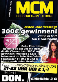 300€ Gewinn@MCM  Feldbach
