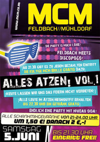 Alles Atzen! Vol. 1@MCM  Feldbach