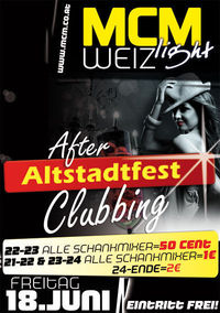 After Altstadtfest Clubbing@MCM Weiz light
