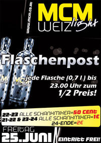 Flaschenpost@MCM Weiz light