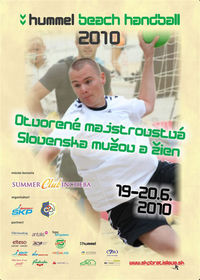 Otvorené majstrovstvá Slovenska mužov a žien „Hummel beach handball 2010@Summer Club Incheba