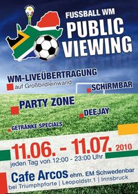 Fußball WM Public Viewing@Cafe Arcos