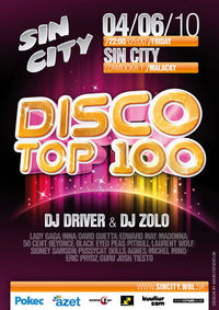 Disco top 100@Club Sin City