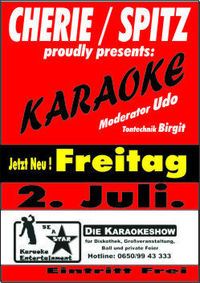 Karaoke@Tanzcafe Cherie Spitz