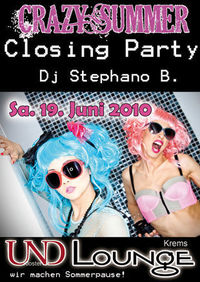 Crazy Summer Closing Party@Und Lounge