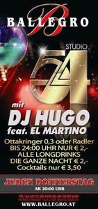 Studio 54 DJ Hugo@Ballegro