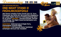 One Night Stand @ Frühlingsgefühle@Musikpark-A1