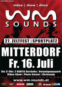 WM-Sound Tour@Zeltfest am Sprtplatz