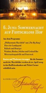 Sommernachtsball der Marchfelder@Festschloss Hof