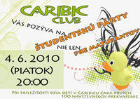 ŠTUDENTSKÁ PÁRTY nie len PRE MATURANTOV@Caribic Club