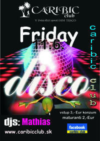 Friday Disco@Caribic Club