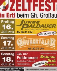 Zeltfest der FF-Ertl@Gasthaus Großau