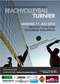 Beachvolleyball Turnier @Naturbadeanlage Gallspach
