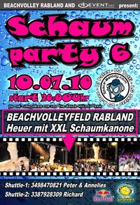 Schaumparty 6 @ Beachvolleyfeld Rabland