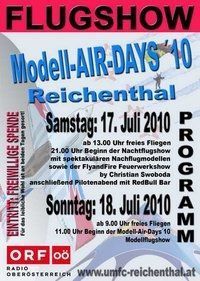 Modellflugshow M-Air-Days 2010@Sportanlage Reichenthal
