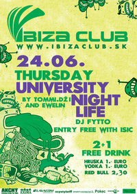 University Night Life@Ibiza Club