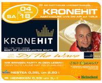 Partyhouse live on air auf Kronehit@Partyhouse Auhof