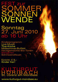 Fest zur Sommersonnenwende @Kulturgut Hörbach