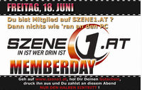 Szene1 Memberday@Segabar Linz