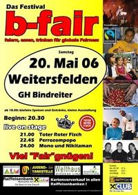 B-fair! Feiern für globale Fairness@GH Bindreiter