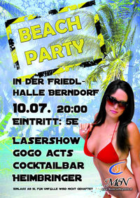 Beach Party@Friedl Halle Berndorf