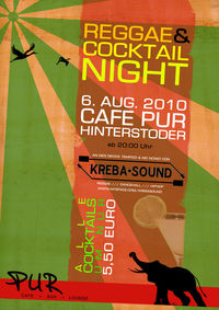 Reggae & Cocktail Night@PUR [cafe * bar * lounge]