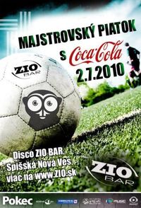 Majstrovský piatok s Coca - Colou@Zio bar