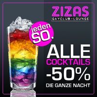 Alle Cocktails - 50 %@Zizas