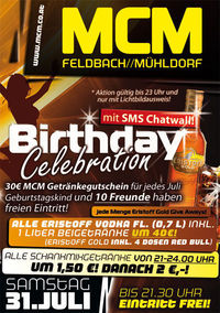 Birthday Celebration@MCM  Feldbach