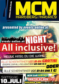 All Inclusive Night!@MCM Hartberg