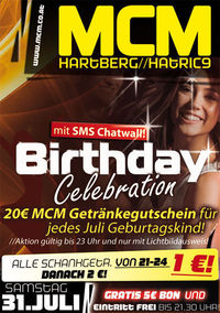 Birthday Celebration mit SMS Chatwall!