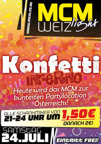 Konfetti Inferno!@MCM Weiz light