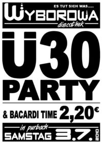 Ü30 Party@Wyborowa