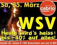 Winterschlußverkauf (WSV) -40%@Cabrio