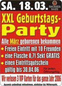 XXL Geburtstags-Party