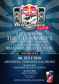 Red Bull Brandwagen Tour: The Glennskii's@ARGEbeisl Terrasse