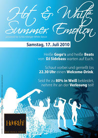 Hot & White Summer Emotion@Club Heinrichs Tanzbar