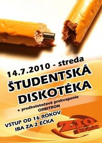 Študentská Diskotéka@Zio bar