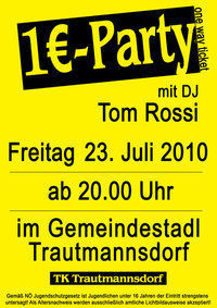 1€- party@Veranstaltungshalle