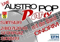 Austro Pop Party@Sportplatz Stotzing