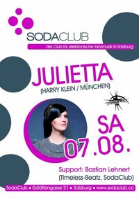 Soda Club pres. Julietta (Harry Klein/München)